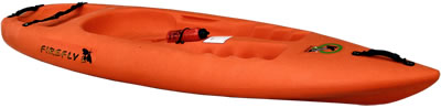 NEW 2006 - HAVE FUN IN THE SUN THIS SUMMER  Here is a little cracker! The Firefly is designed so everyone can have some fun. Little and light. Easy to handle and nice and stable. Here is a kayak the kids will love, if they can get Dad off it!